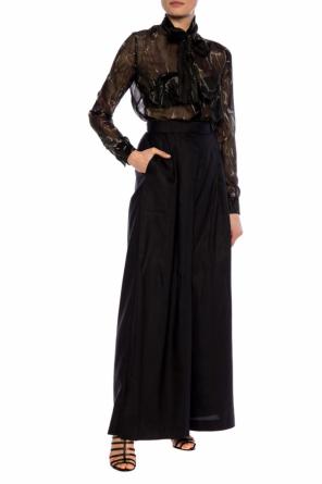 Tie-up see-through shirt, zdjęcie 2 Tie-up see-through shirt od Saint Laurent